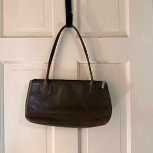 HOBO LOLA International Olive Green Leather Shoulder Bag